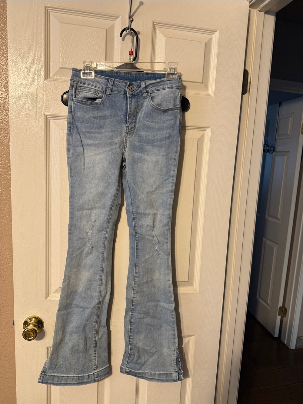 SHEIN Light Wash Flared Jeans - Women's